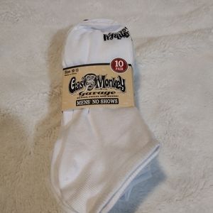 NWT Men's Gas Monkey Garage No Show Socks